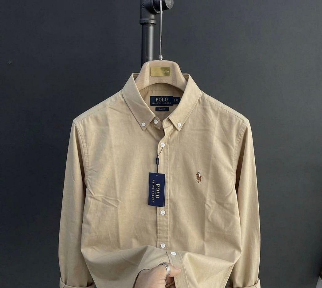Premium Polo Ralph Lauren Stripe Shirt - Colour Maroon - Image 7